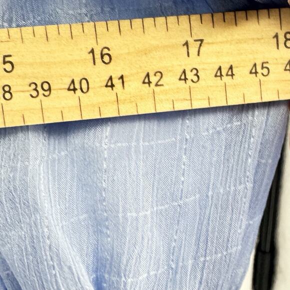 NEW Arula Altar'd State XL Light Blue Babydoll Peplum Top Romantic Princess - Picture 6 of 7